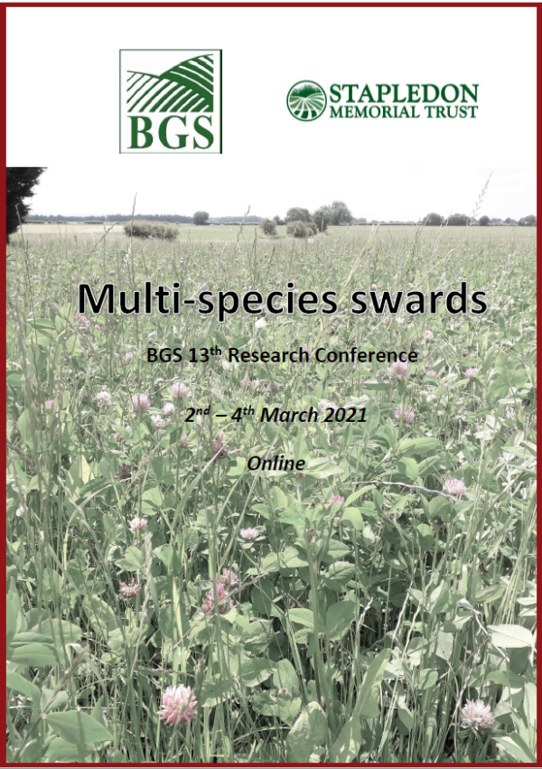 Proceedings of 13th BGS Research Conference - Multi-species swards